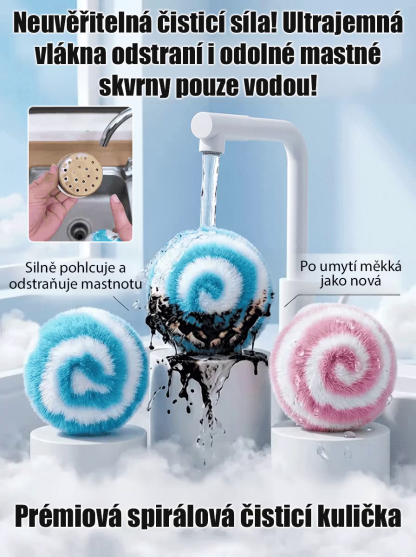 ✨ Magická japonská nano čisticí koule | Rozpustí špínu a připáleniny za 3 sekundy | Bez poškrábání