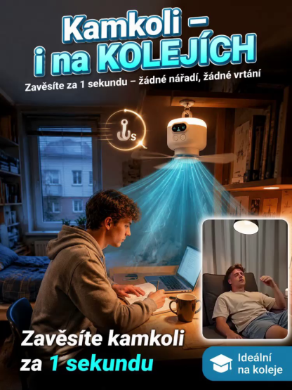 🌟 3v1: Bezdrátový Ventilátor + LED Světlo + 8000mAh Powerbanka | 10h+ Výdrž, Zavěšení za 1s