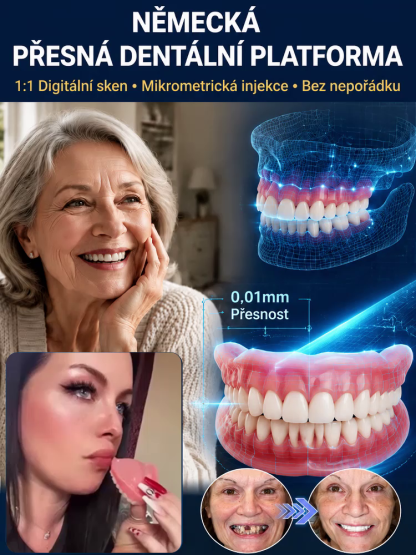  [Certifikace americké zubní asociace]  Lékařská sada umělých zubů 
