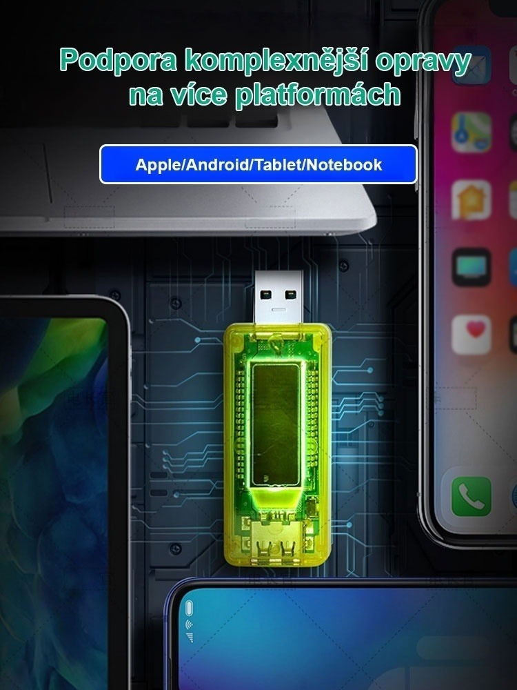 Inteligentní USB čip pro opravu baterie | Obnoví výdrž na 99 % a zrychlí mobil | Ušetřete za servis