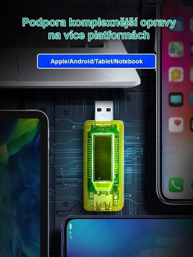 Inteligentní USB čip pro opravu baterie | Obnoví výdrž na 99 % a zrychlí mobil | Ušetřete za servis