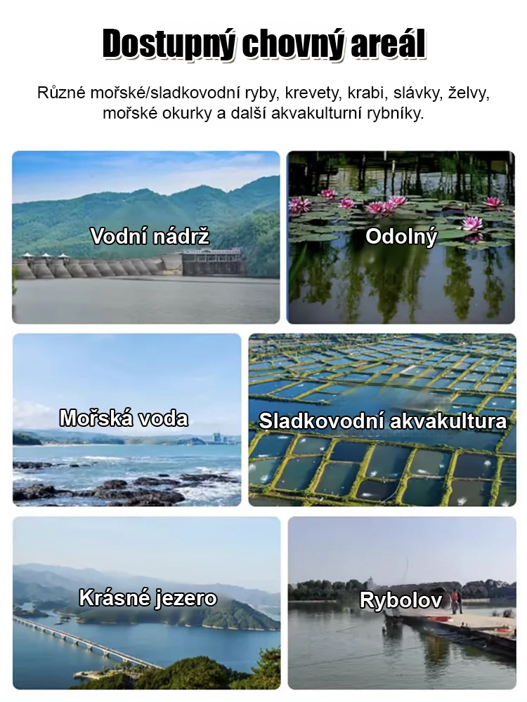 【Jeden sáček na deset akrů】Neškodí rybám a krevety, prostředek na čištění vody pro chov vodních živo