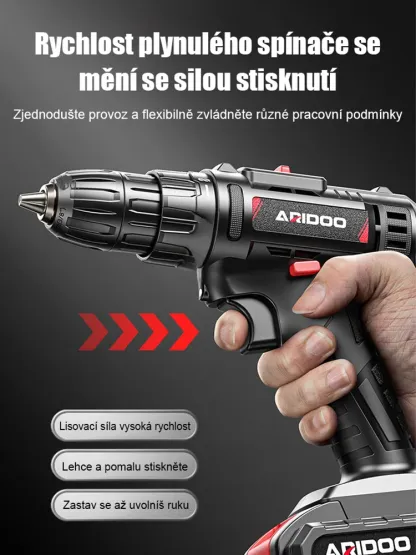 🧰🧰🧰【Žhavý výprodej】Německá lithiová akumulátorová příklepová vrtačka pro domácnost