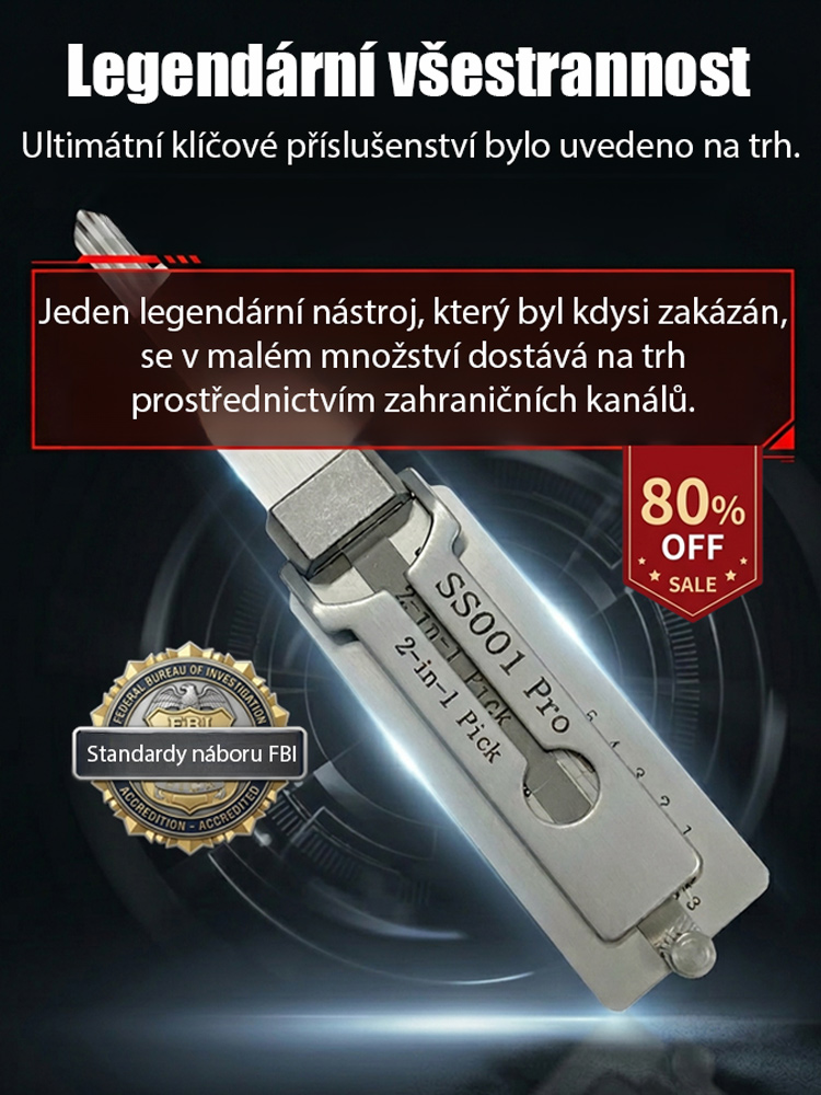 Multifunkční univerzální klíčový nástroj