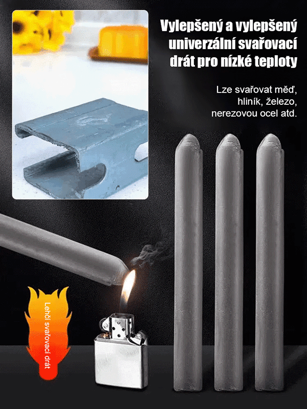 Jednoduché a rychlé🔥🔥🔥Sbohem, pájecí pistole! Vylepšený všestranný svařovací drát s vyšší účinností