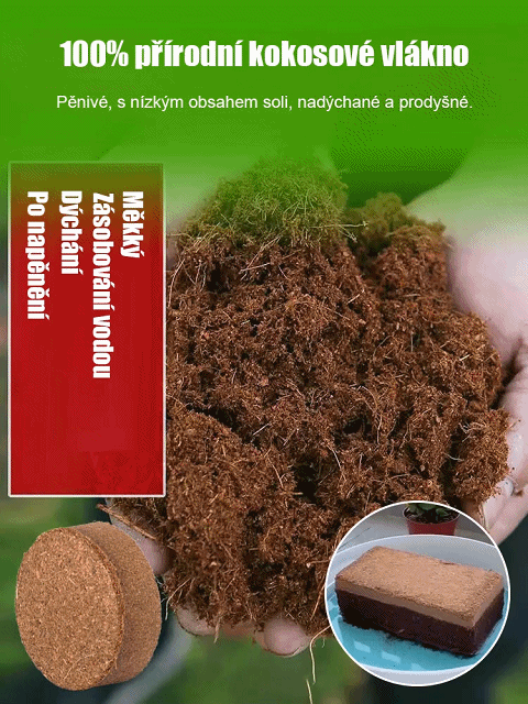 【Deset let bez hnojiv】Zahradnická kokosová slupka jako živná půda