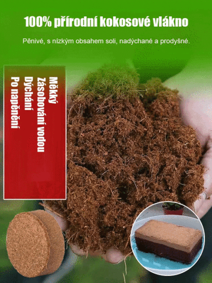 【Deset let bez hnojiv】Zahradnická kokosová slupka jako živná půda