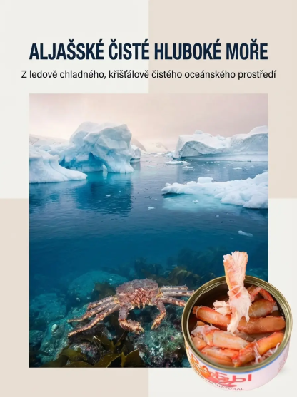 【SLEVA 50 %】100% Pravé maso z královského kraba 🦀 | Hlubokomořský úlovek bez škrobu (Ihned k jídlu)