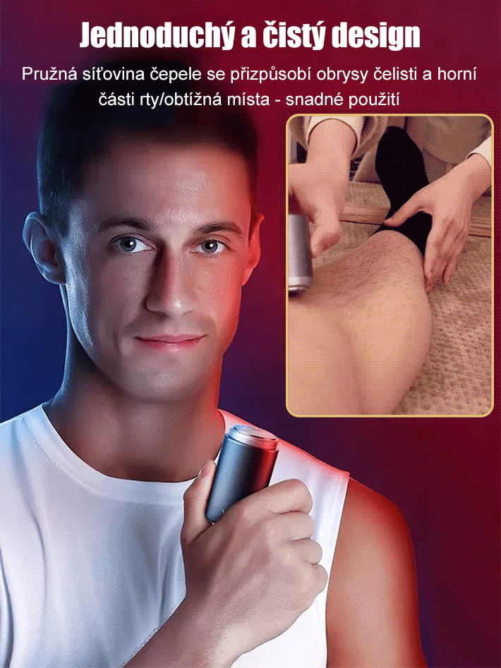 【Dokonalý zážitek z holení】elektrický mini holicí strojek