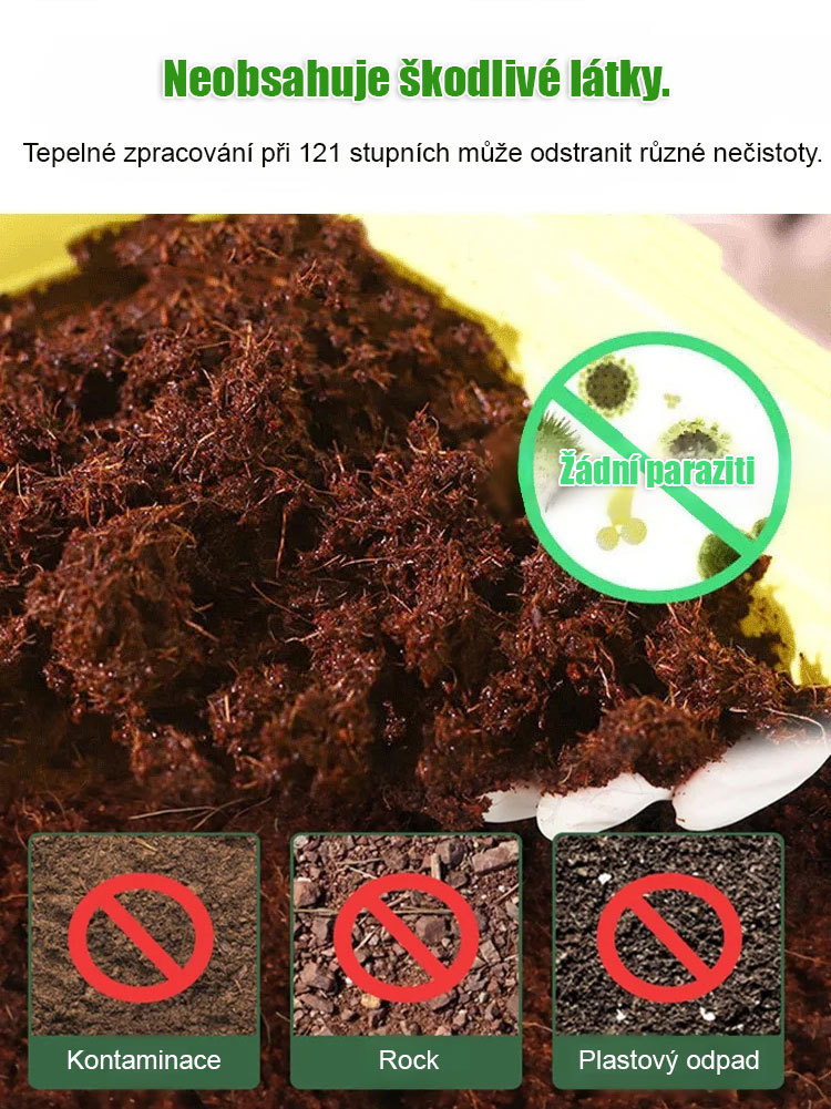 【Deset let bez hnojiv】Zahradnická kokosová slupka jako živná půda