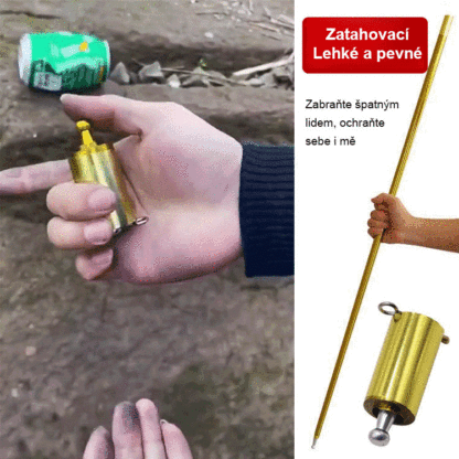 🎩Lze použít jako magické rekvizity🎩Kovová tyč, kterou lze rychle prodloužit