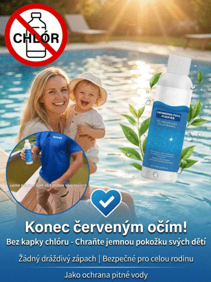 🔥 [1 Lahvička = 10kg Chlóru] Německý Extrémní Koncentrát pro Křišťálový Bazén