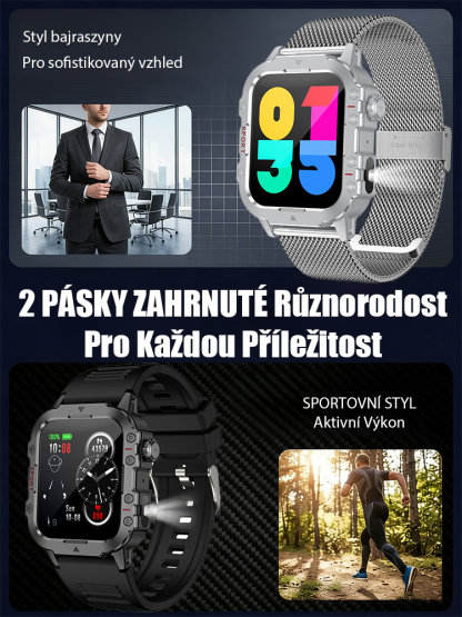 OutdoorPro X Jasné Chytré Hodinky na Venkovní Použití