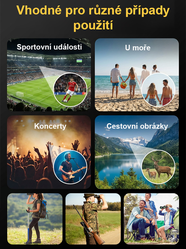 Vojenský monokulár 16X HD na mobil | Dosah 1800 m | Sleva 80 %