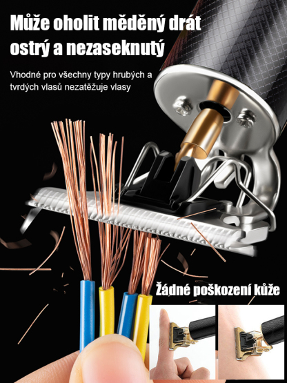 🔥🔥🔥【Žhavý výprodej】Elektrický olejový zastřihovač vlasů pro tiché a plynulé stříhání