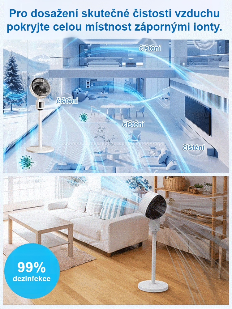 Přinese vám chladné léto🌪️🌪️🌪️Mimořádně tichý energeticky úsporný cirkulační ventilátor od podlahy ke stropu