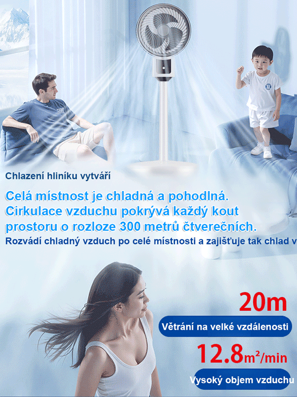 Přinese vám chladné léto🌪️🌪️🌪️Mimořádně tichý energeticky úsporný cirkulační ventilátor od podlahy ke stropu