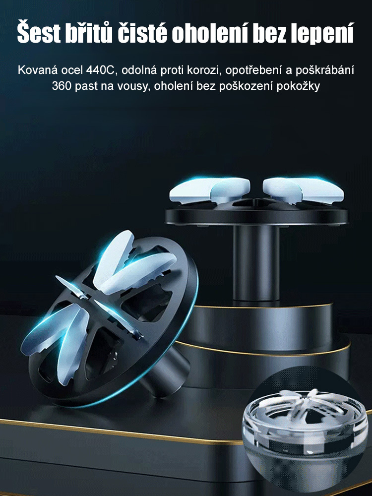 【Dokonalý zážitek z holení】elektrický mini holicí strojek