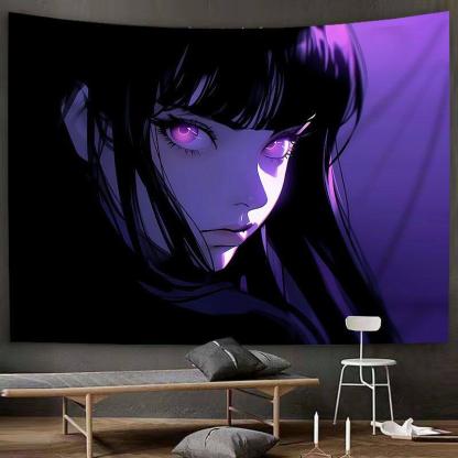 Anime Girl Indoor Wall Tapestry