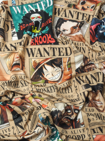 One Piece Wanted Indoor Wall Tapestry