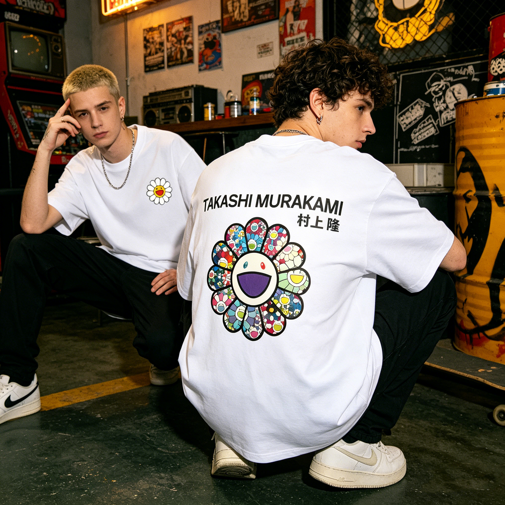 TM Sunflower Back Art Cotton Tee
