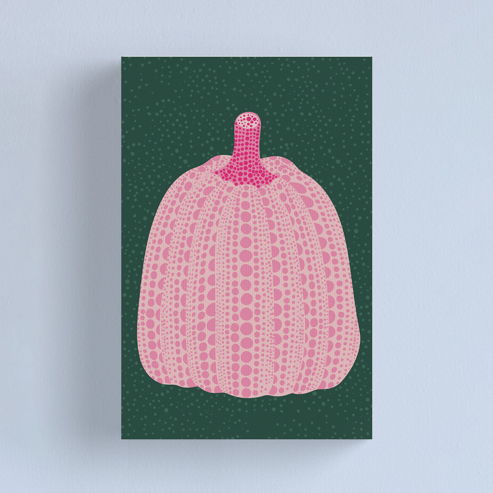 Yayoi Kusama Pumpkin Canvas Art Print