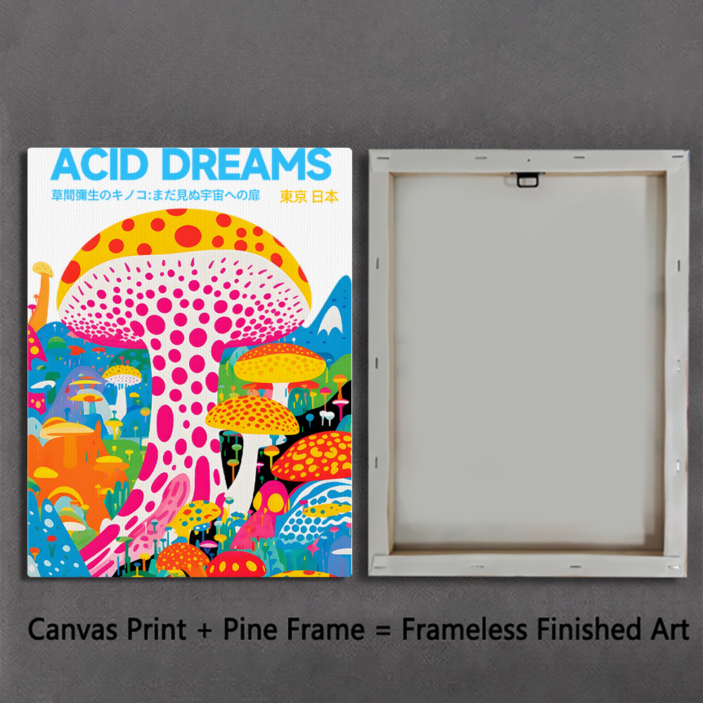 Yayoi Kusama Black Cat Canvas Art Print