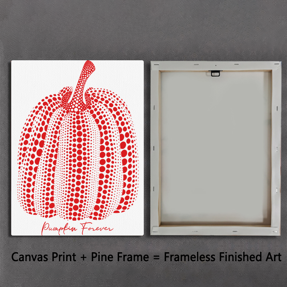 Yayoi Kusama Pumpkin Canvas Art Print