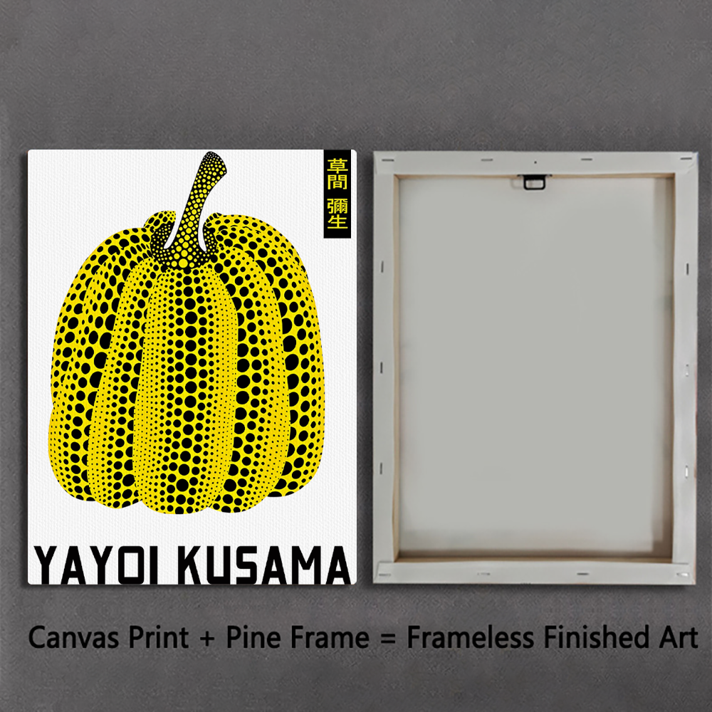 Yayoi Kusama Pumpkin Canvas Art Print