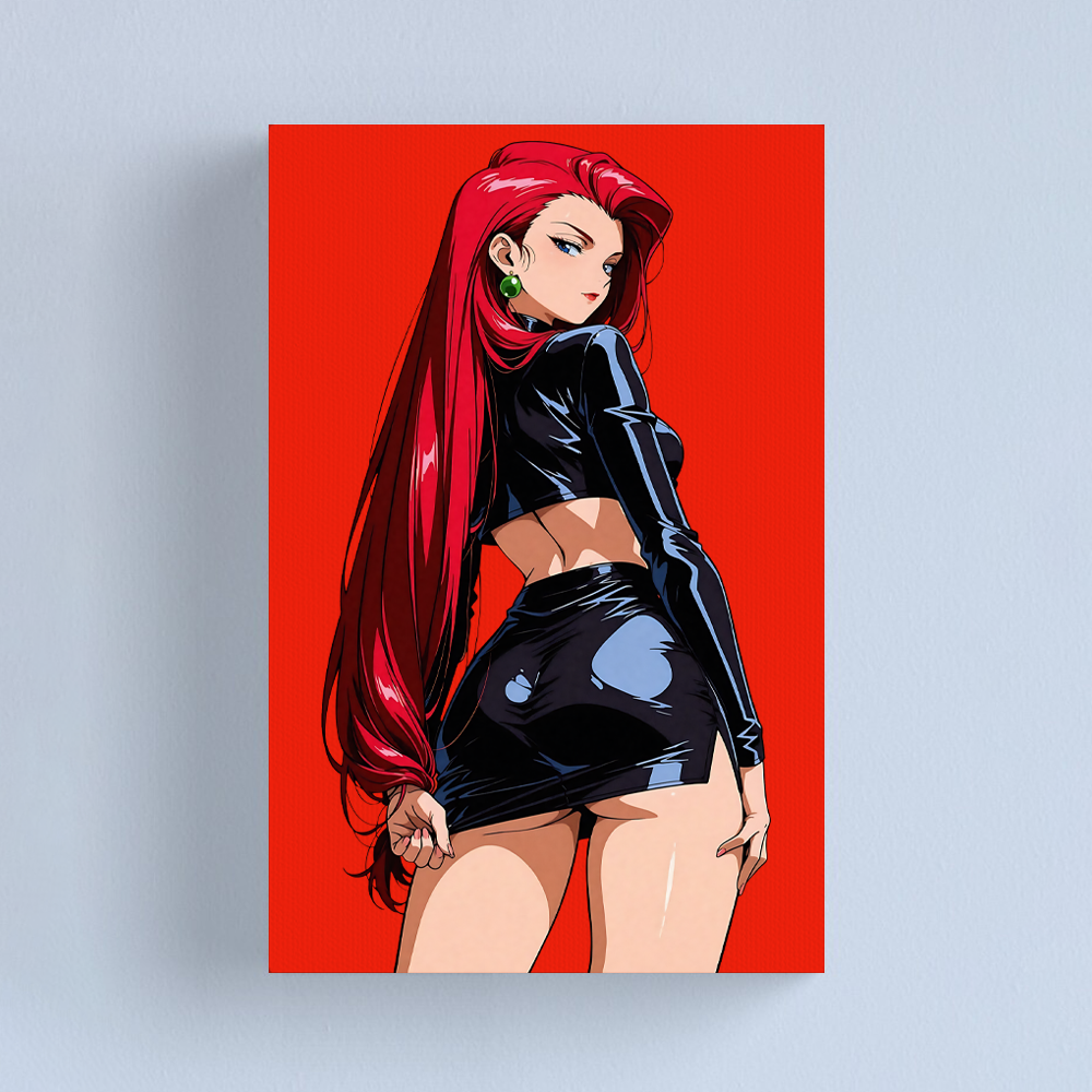 Team Rocket Girl Canvas Art Print