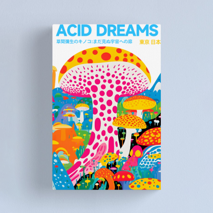 Yayoi Kusama Black Cat Canvas Art Print