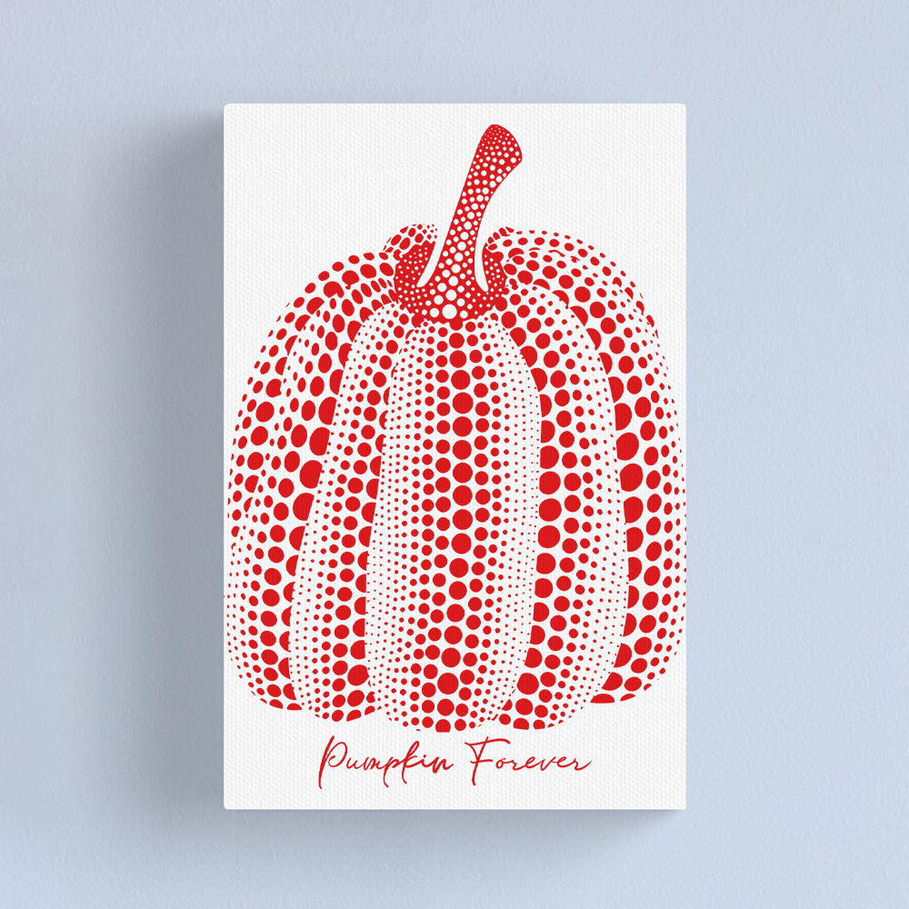 Yayoi Kusama Pumpkin Canvas Art Print