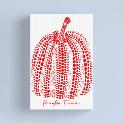 Yayoi Kusama Pumpkin Canvas Art Print