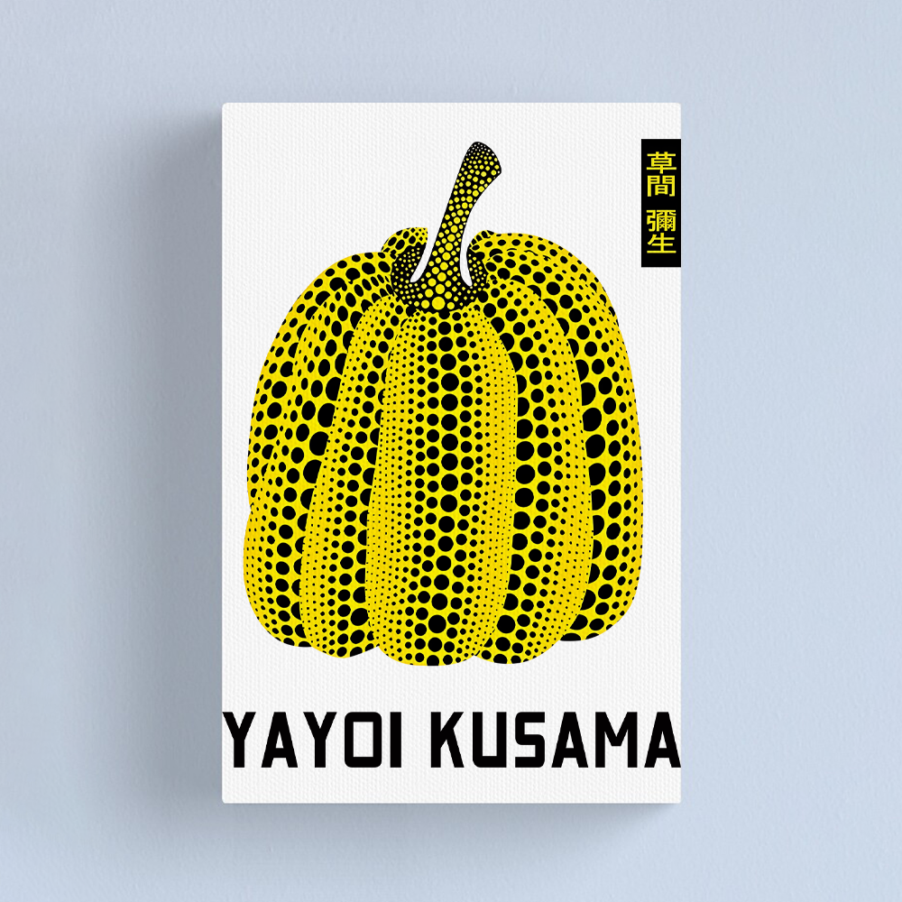Yayoi Kusama Pumpkin Canvas Art Print