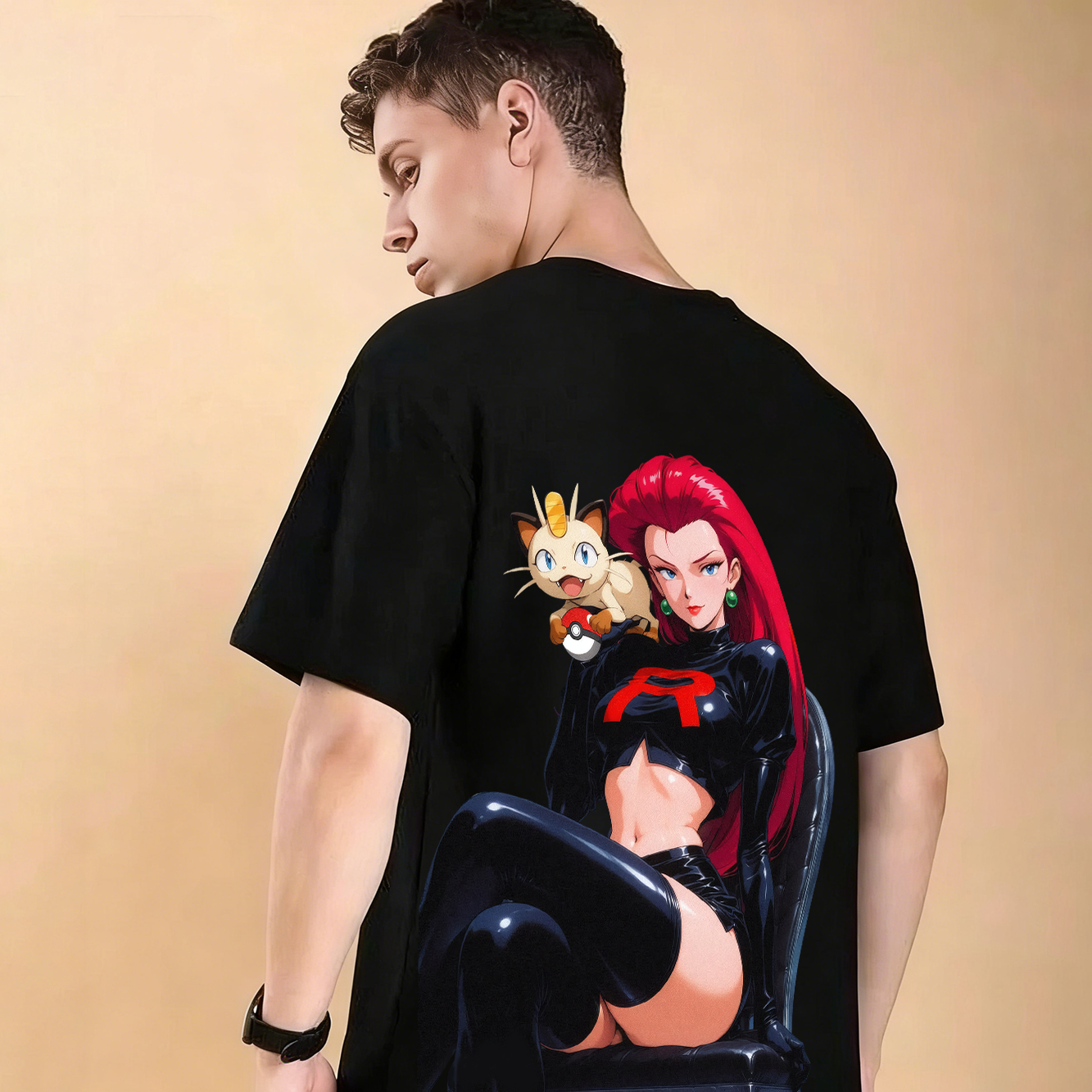 Rocket Girl Jessie Rocket Girl Jessie Back Art Cotton Tee