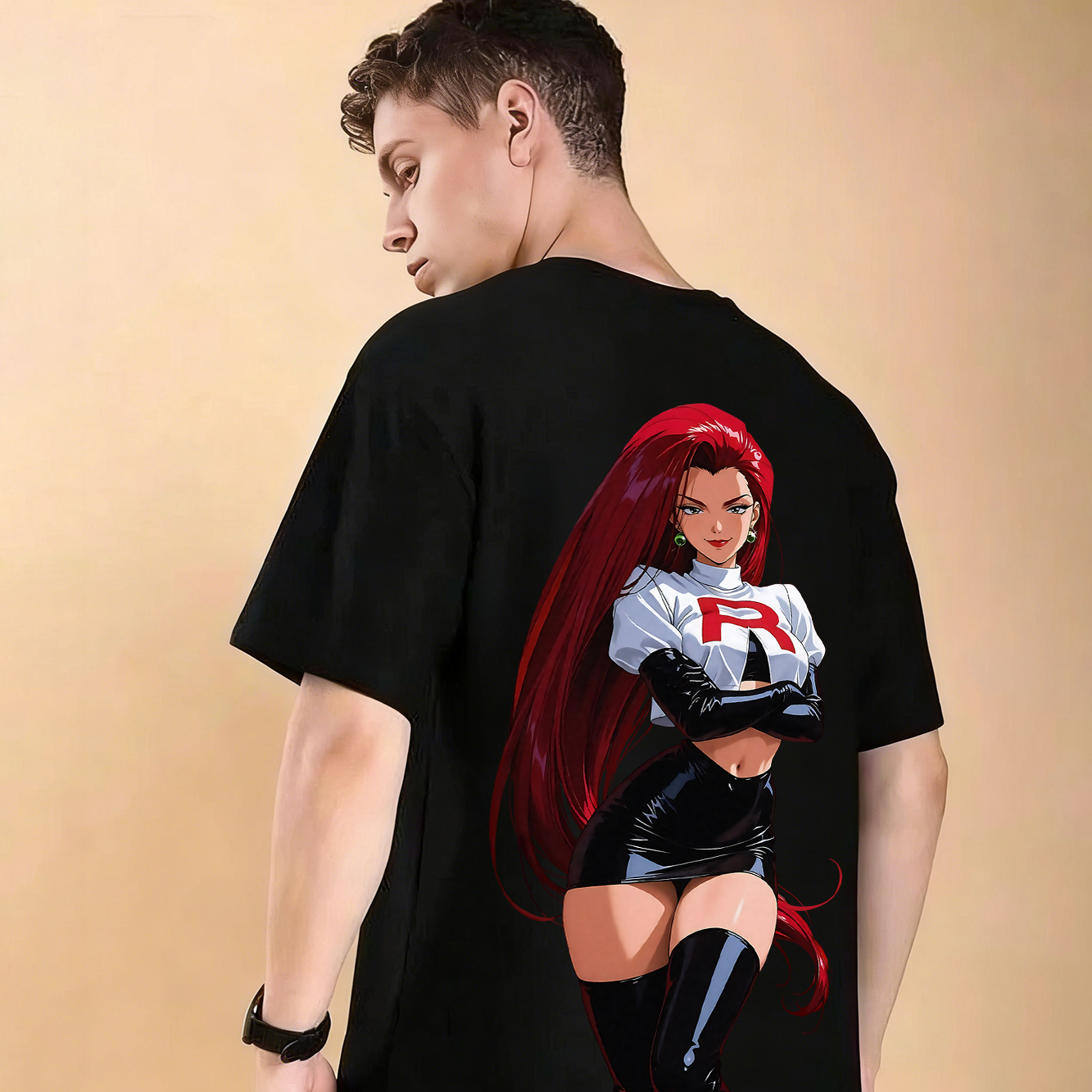 Rocket Girl Jessie Rocket Girl Jessie Back Art Cotton Tee