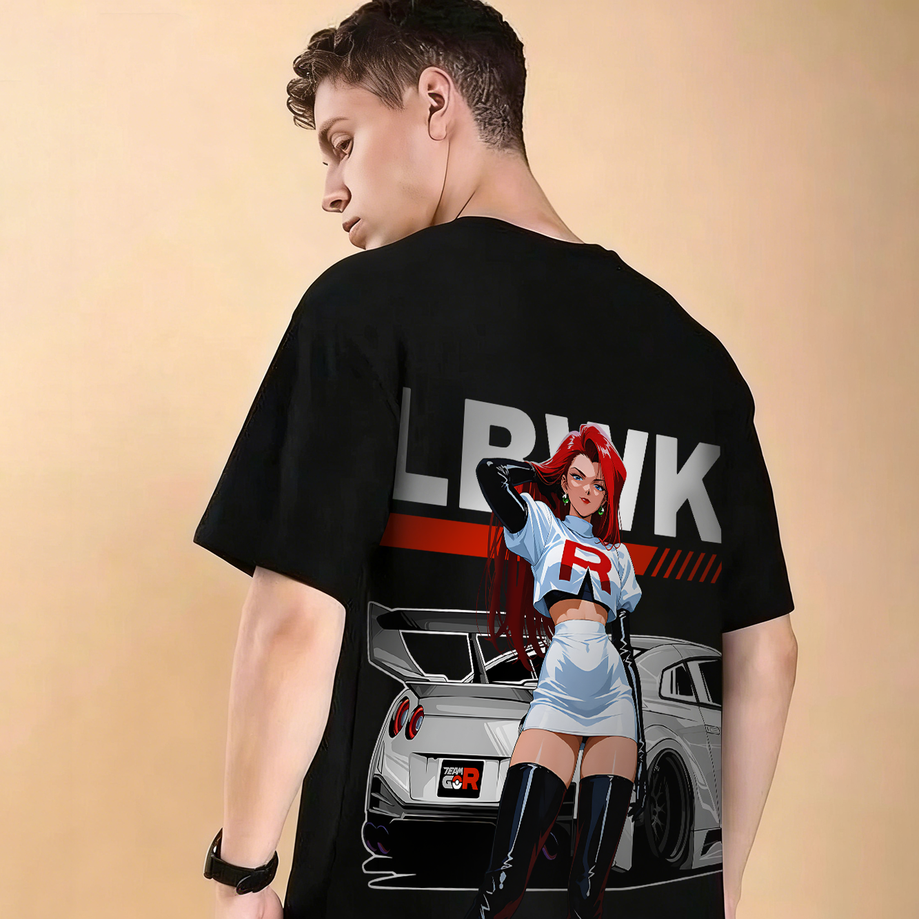 Rocket Girl Jessie Rocket Girl Jessie Back Art Cotton Tee