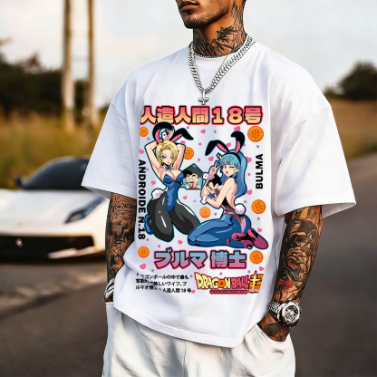 DB Android 18 Japanese Style Classic Tee