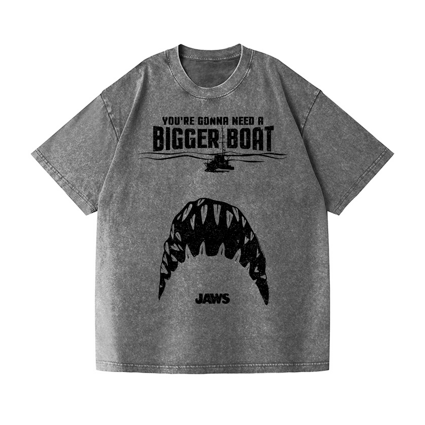 Jaws Vintage Wash Japanese Design T-Shirt
