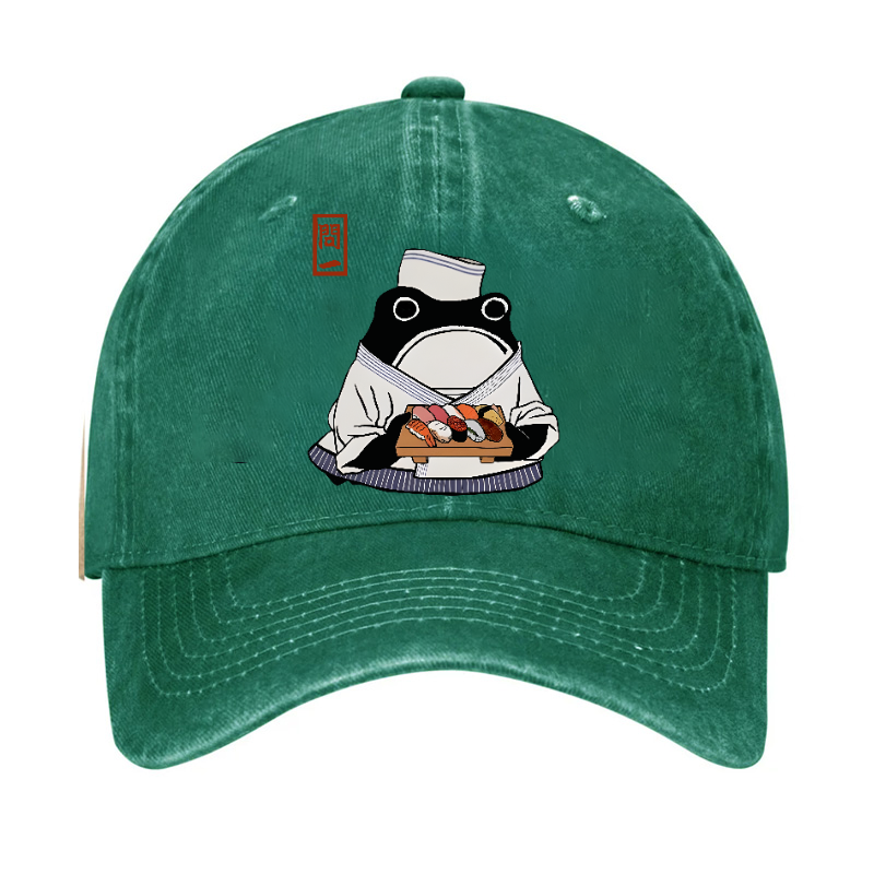 Sushi Matsumoto Hoji Frog Vintage Cotton Cap