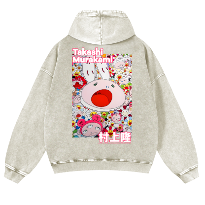 TM Vintage Washed Cotton Back Art Hoodie