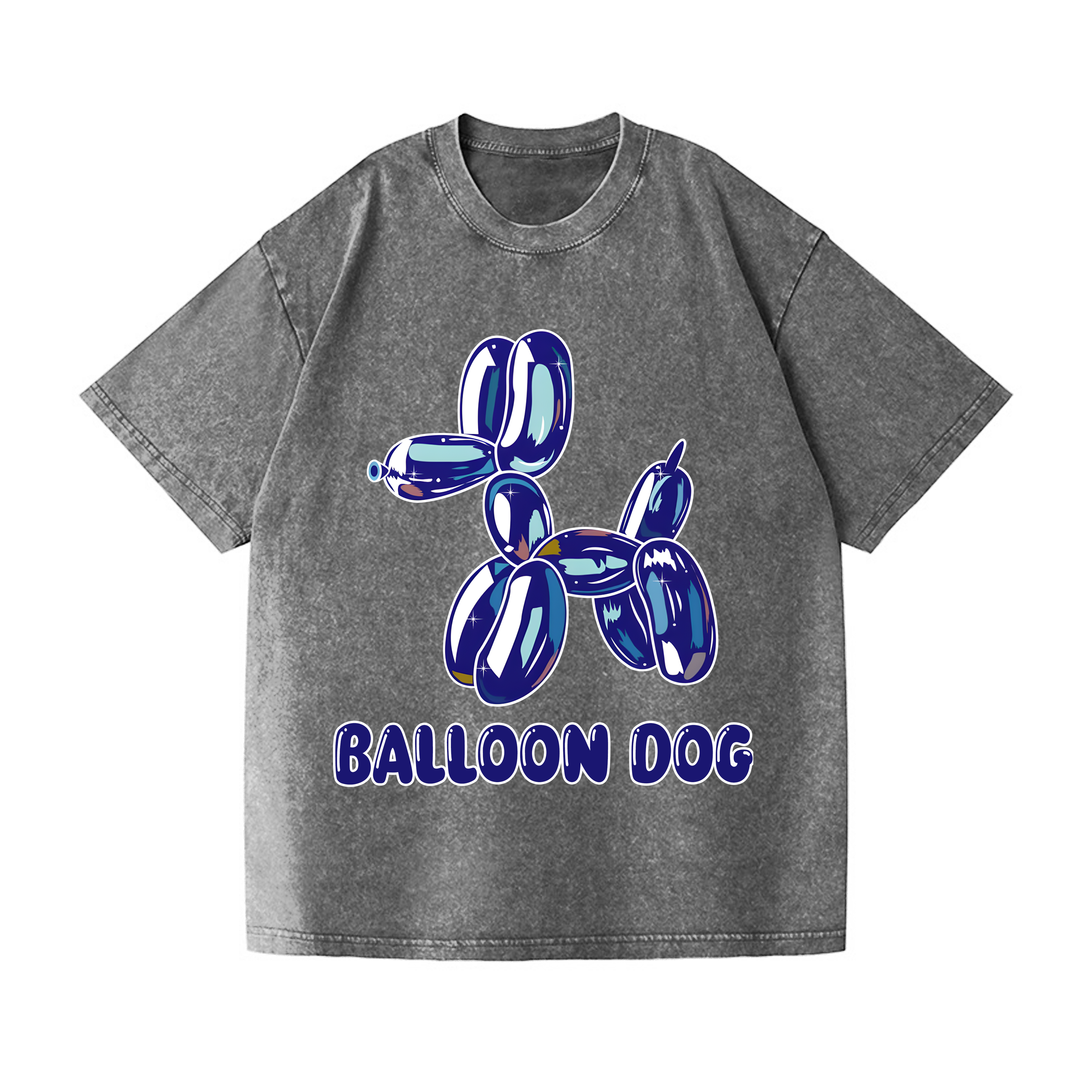 Koons Balloon Dog Vintage Wash Japanese Design T-Shirt