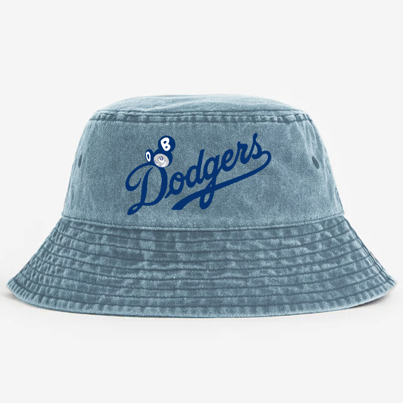 Dodgers Japan Sunflowe TM Vintage 100% Cotton Bucket Hat