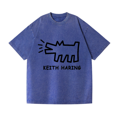 Keith Haring Vintage Wash Japanese Design T-Shirt