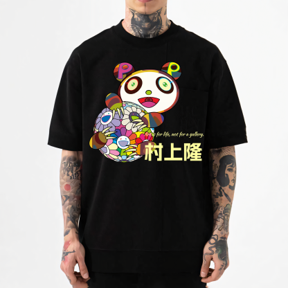 TM Sunflower Panda Japanese Style Classic Tee