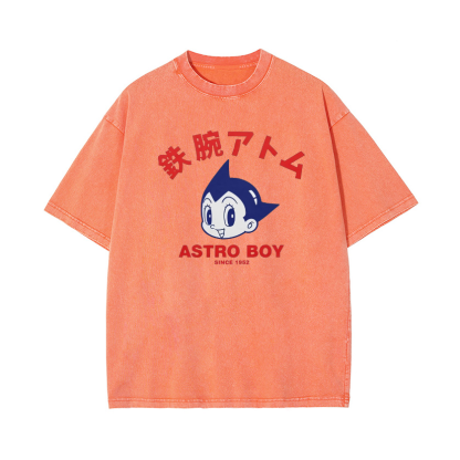 Astro Boy Vintage Wash Japanese Design T-Shirt