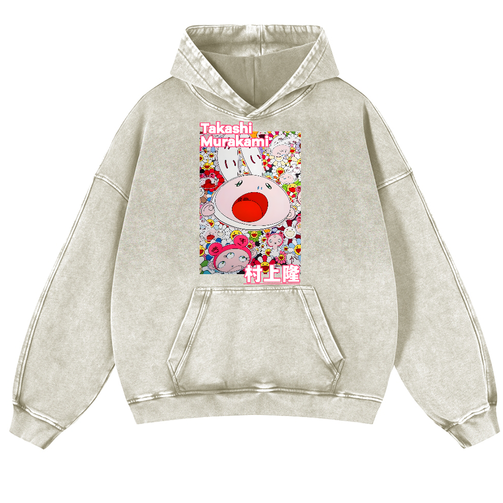 Sunflower TM Vintage Washed Thick Cotton Hoodie