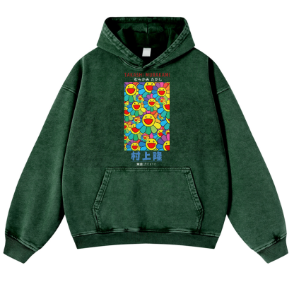 Sunflower TM Vintage Washed Thick Cotton Hoodie