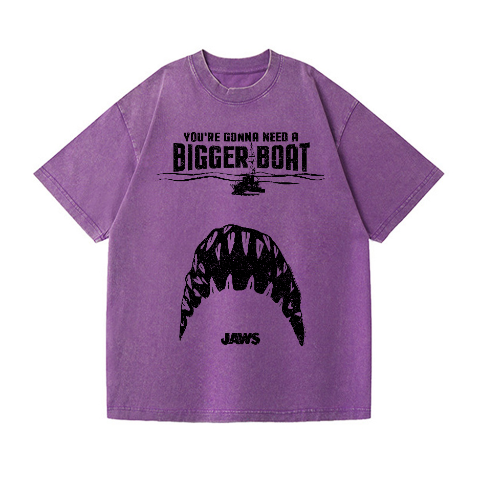 Jaws Vintage Wash Japanese Design T-Shirt
