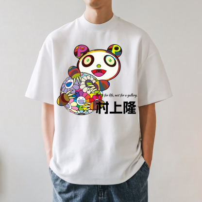 TM Sunflower Panda Japanese Style Classic Tee